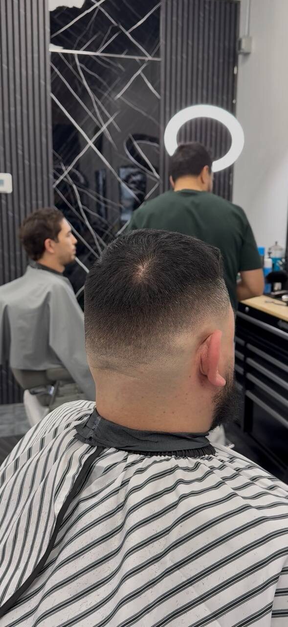 Clean back fade